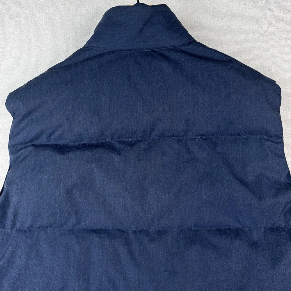 70's Vintage Penfield Down Puffer‎ Vest Men's Large Blue Snap - Picture 6 of 11